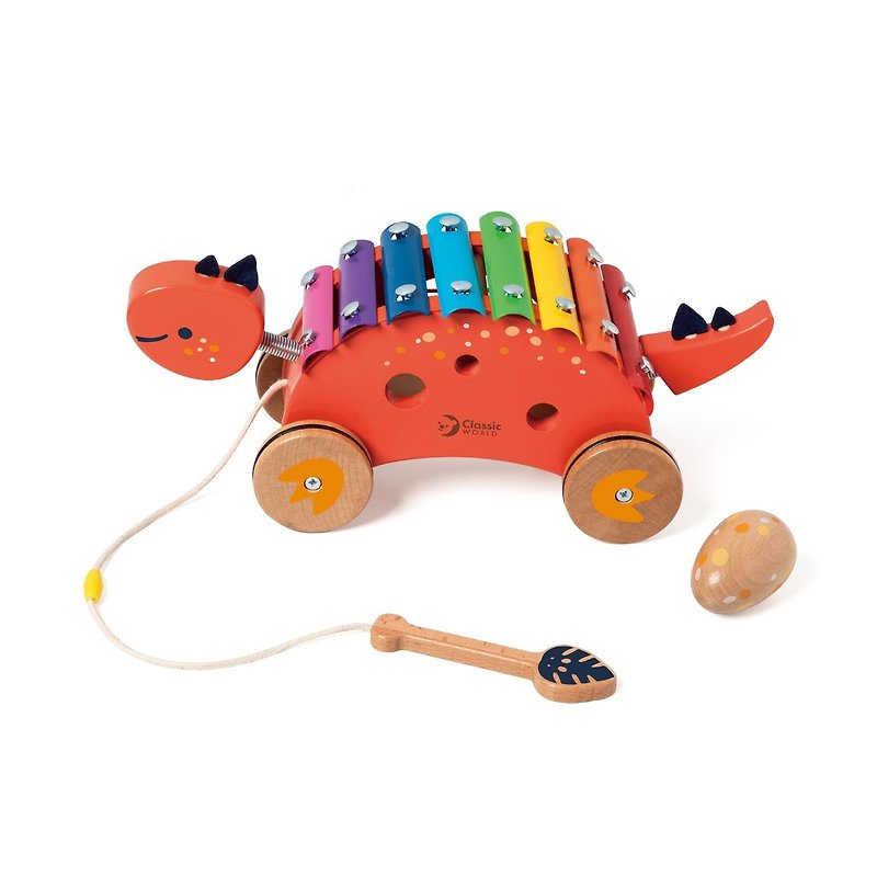 恐竜木琴 [おもちゃ 楽器 子供の誕生日プレゼント 18ヶ月以上のお子様向け] - 知育玩具・ぬいぐるみ - 木製 多色