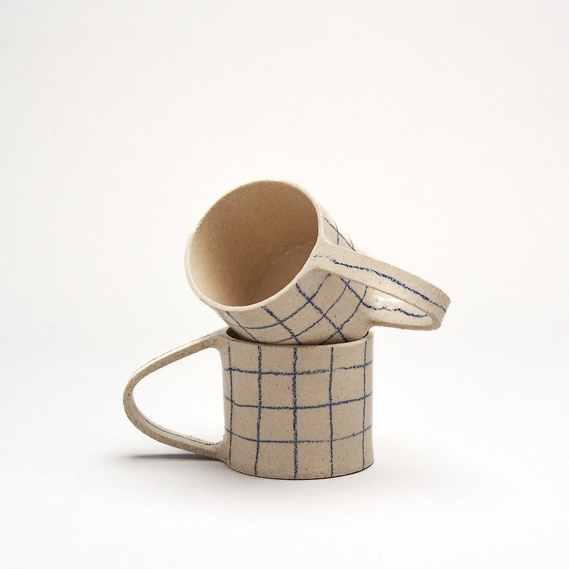 SUPER CERAMICS | Handmade Low Mug - แก้วมัค/แก้วกาแฟ - ดินเผา 