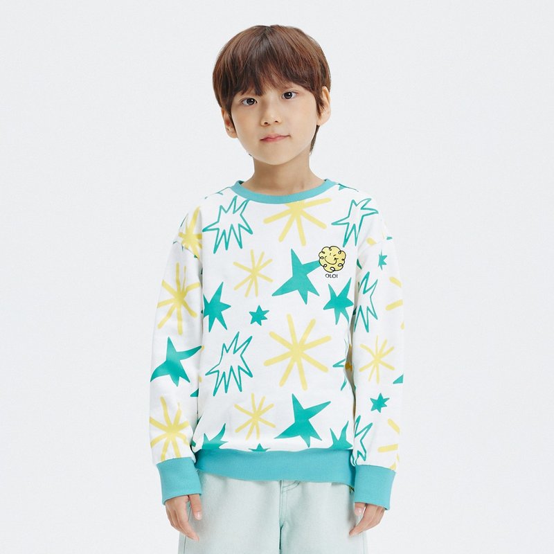 Twinkle Star sweatshirt Mint - Tops & T-Shirts - Cotton & Hemp 