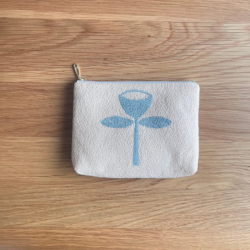 mina perhonen  angel & anemone コスメポーチ - 化妝包/收納袋 - 棉．麻 粉紅色