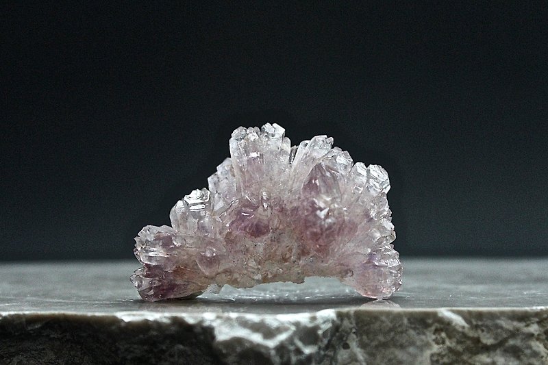 Stone planted SHIZAI-Brazilian amethyst flower ore - Items for Display - Crystal Purple