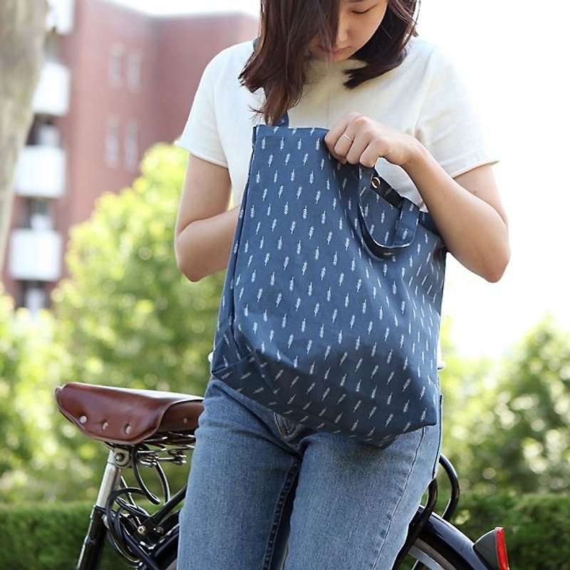 Dailylike-Nordic dual-use environmental shoulder bag -03 feathers, E2D21551 - Messenger Bags & Sling Bags - Other Materials Blue
