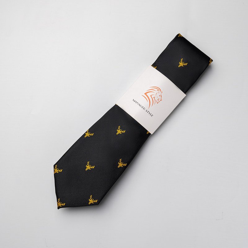 P0917-90 - Ties & Tie Clips - Polyester Black