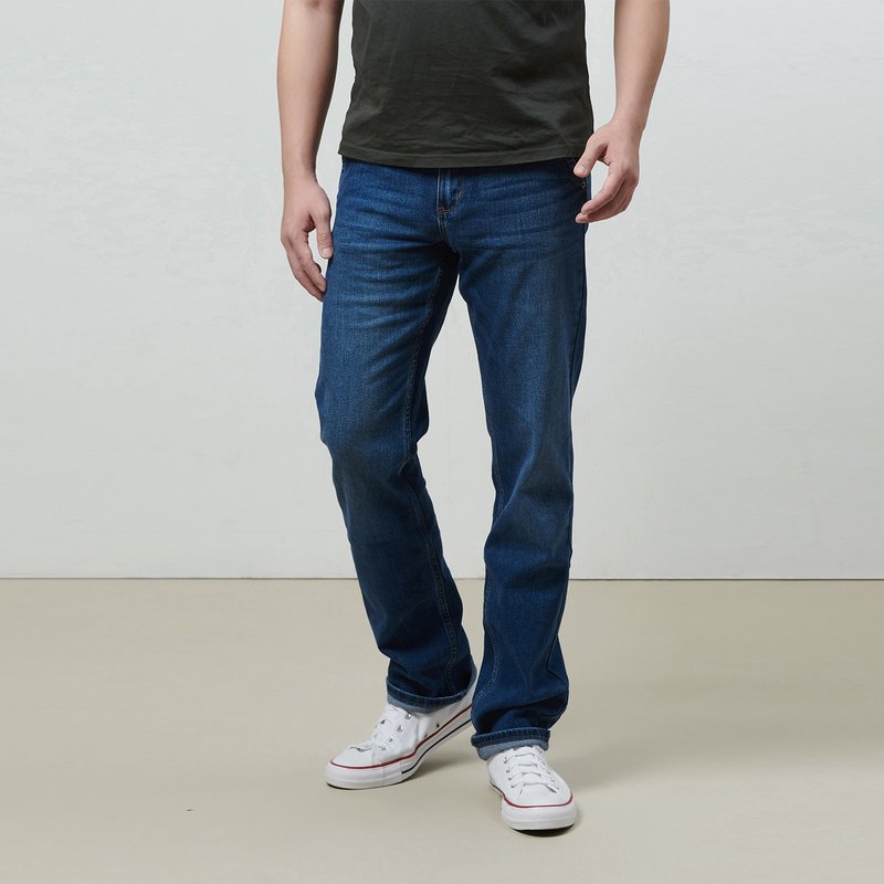 Blue stretch slim jeans - Men's Pants - Cotton & Hemp 