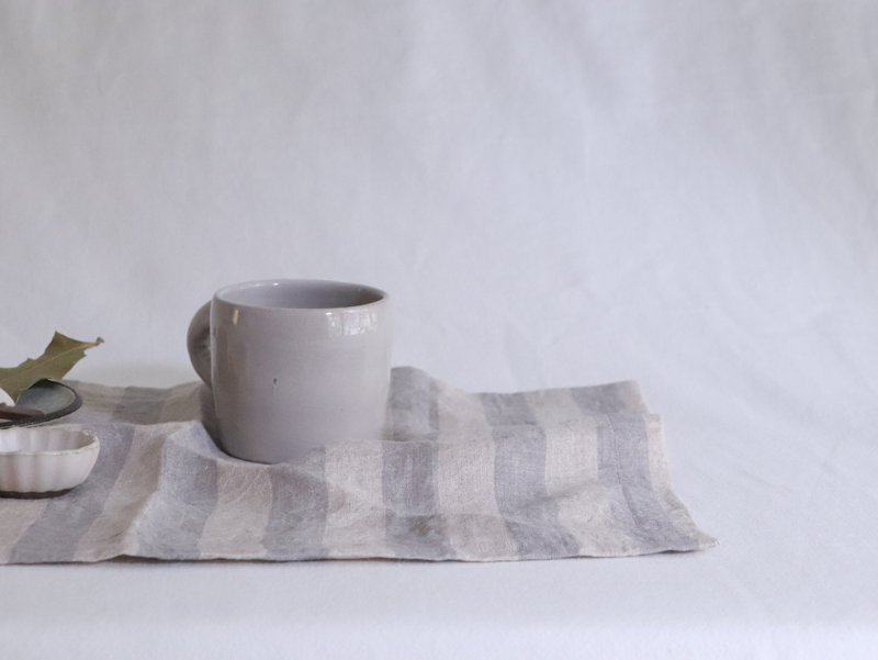 Linen handmade placemat - Place Mats & Dining Décor - Cotton & Hemp Gray