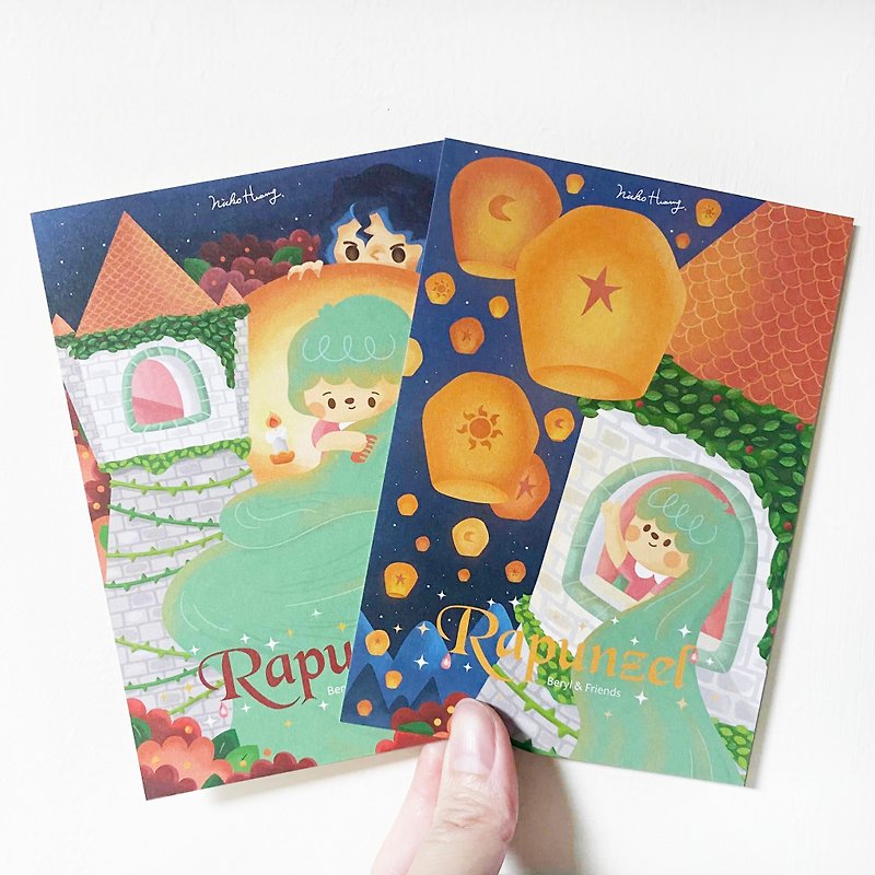 Rapunzel Postcards Set - Cards & Postcards - Paper Orange
