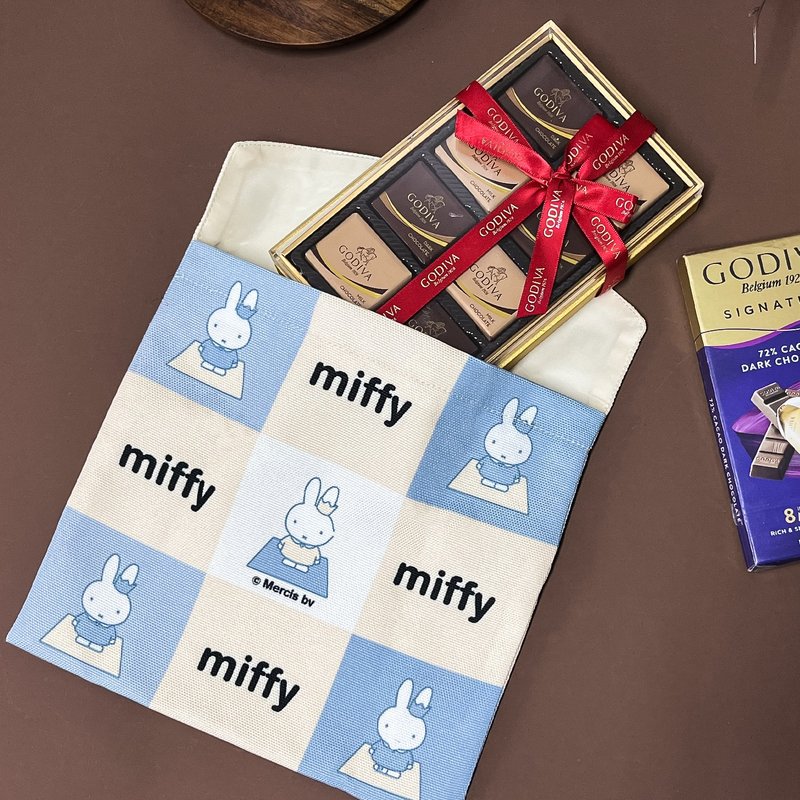 【Pinkoi x miffy】Faranci零食收納袋手拿袋 - 手拿包 - 棉．麻 