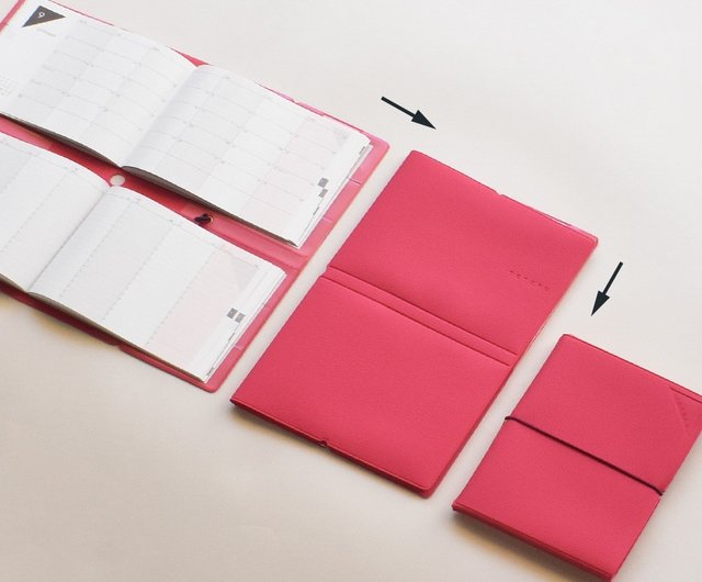 手帳2026 1月始まり TETEFU A6 デイリー マンスリー コンパクト