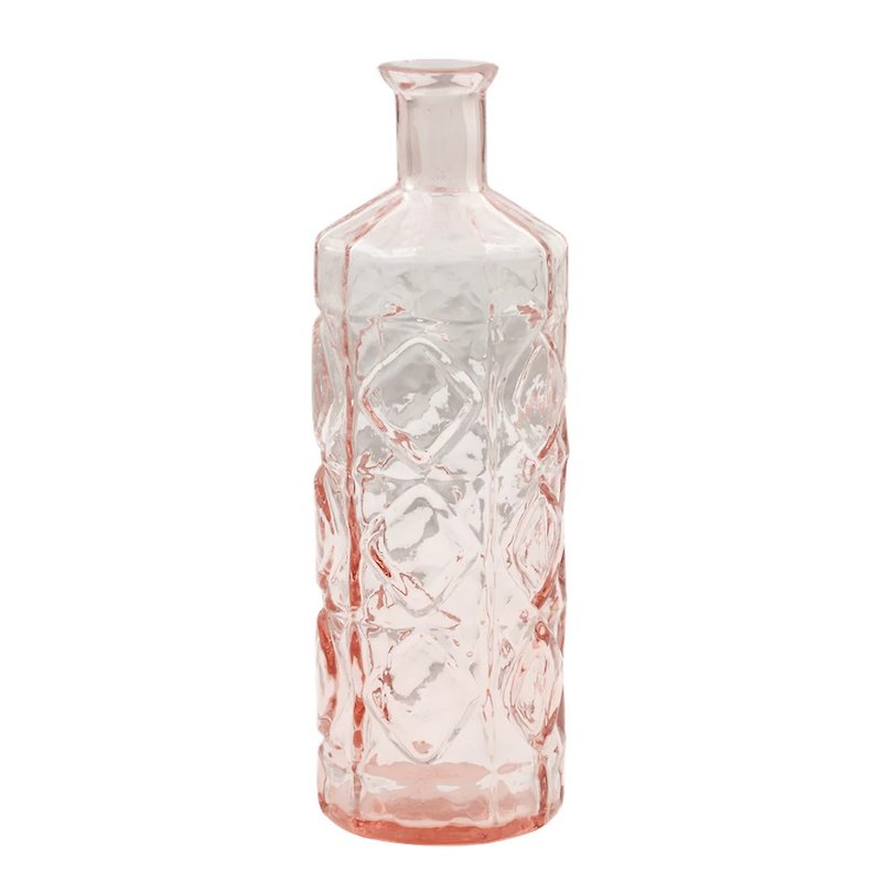À la Collection handmade glass bottle (coral pink) - Teapots & Teacups - Glass 