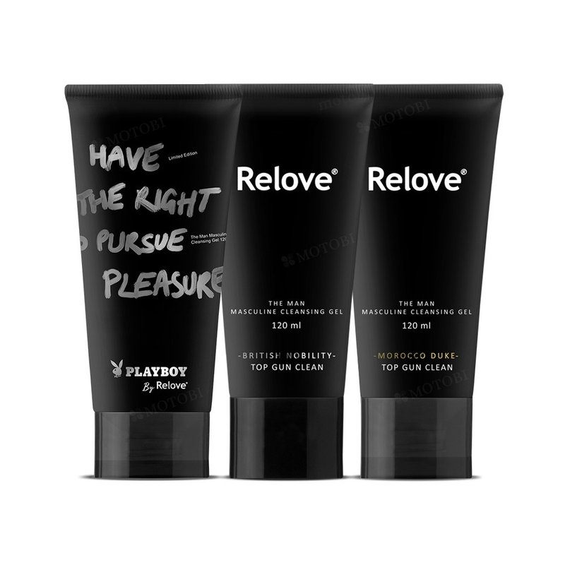 Relove x PLAYBOY joint men's private cleansing gel optional value set - ผลิตภัณฑ์ดูแลจุดซ่อนเร้น - วัสดุอื่นๆ สีดำ