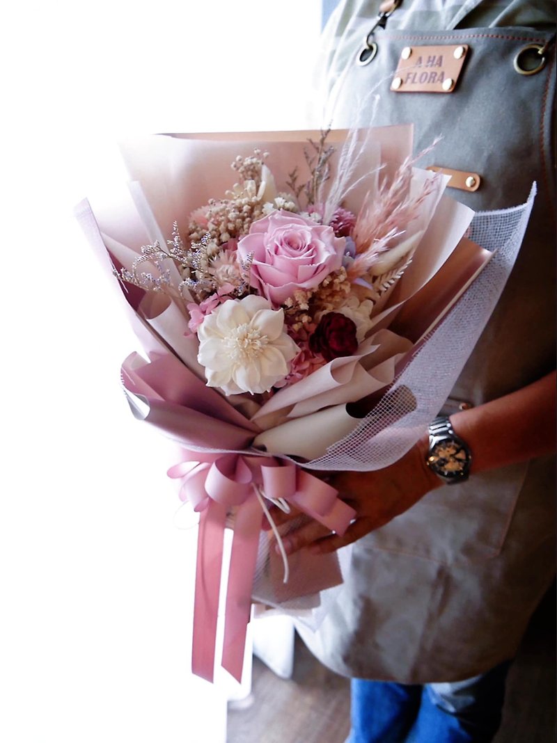 To the temperament of you immortal flower graduation bouquet-immortal flower - Dried Flowers & Bouquets - Plants & Flowers 
