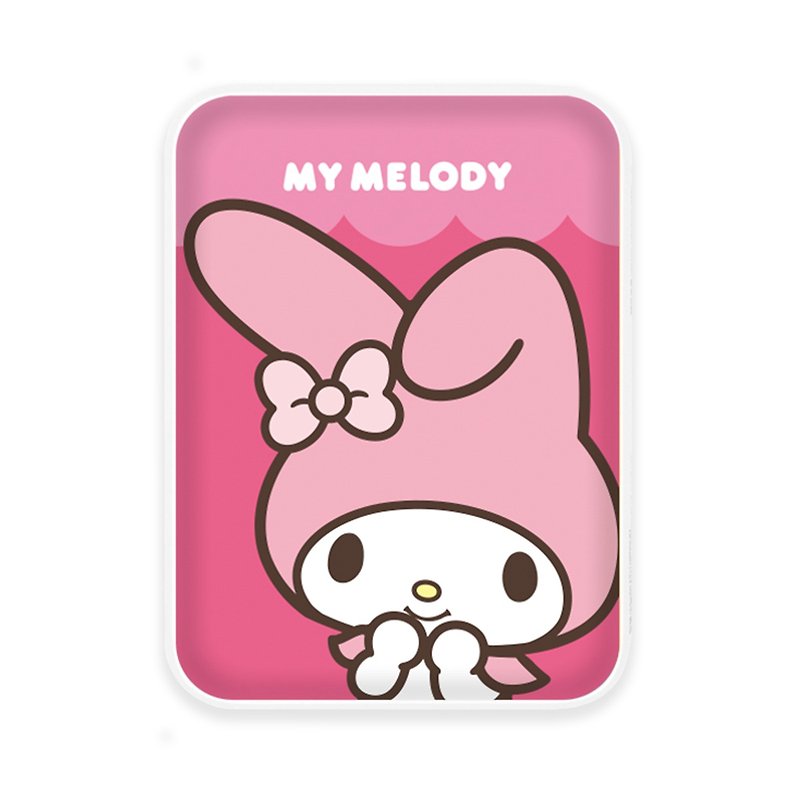 Sanrio-PowerBank-Big Head Series-MY MELODY - Chargers & Cables - Plastic Pink