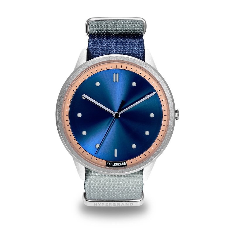 HYPERGRAND - 02 Basic Collection - MIDNIGHT NAVY Blu-ray Light Watch - นาฬิกาผู้หญิง - วัสดุอื่นๆ สีน้ำเงิน