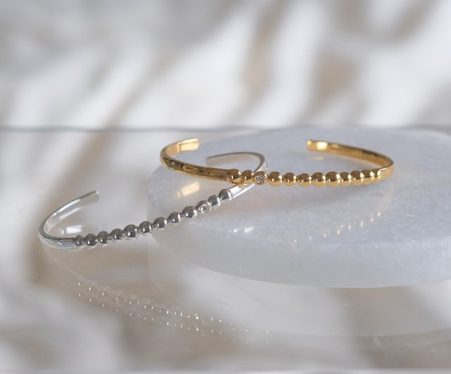 Diamond Tenging bangle bracelet ダイヤモンドつぶつぶバングル 