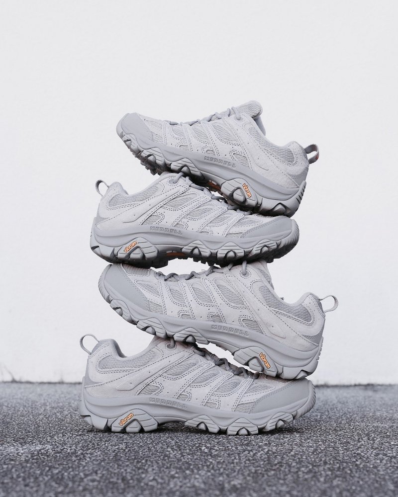 MERRELL MOAB 3經典登山健行鞋 女鞋-淺灰色 - 女運動鞋/球鞋 - 其他材質 