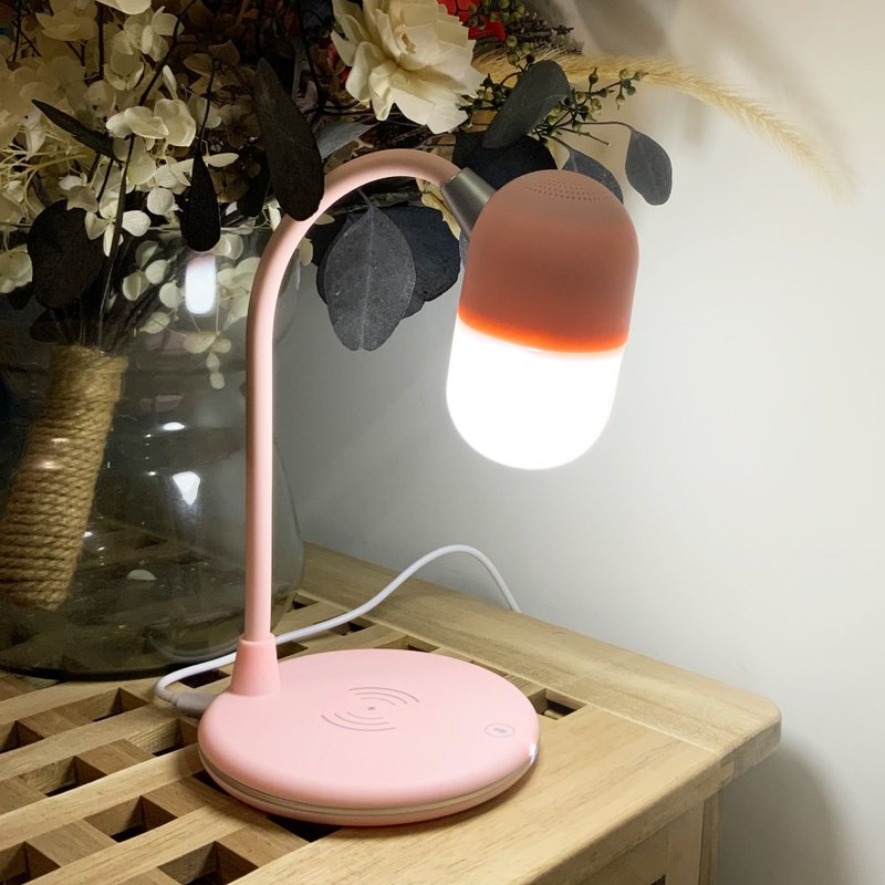 【母親節禮物】LED多功能防眩光時尚小夜燈-粉 - 燈具/燈飾 - 其他材質 粉紅色