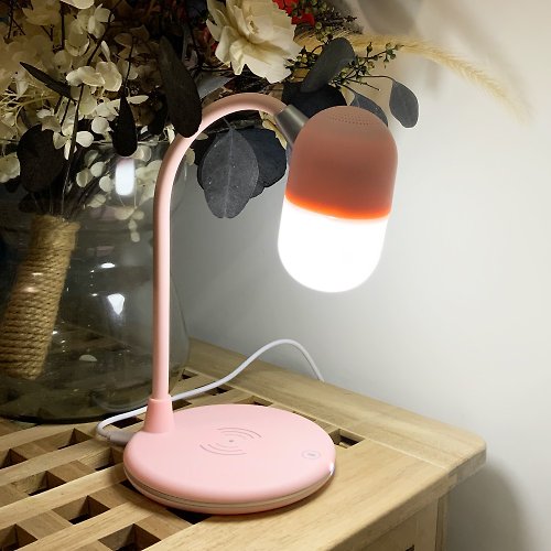 V-smart 【母親節禮物】LED多功能防眩光時尚小夜燈-粉