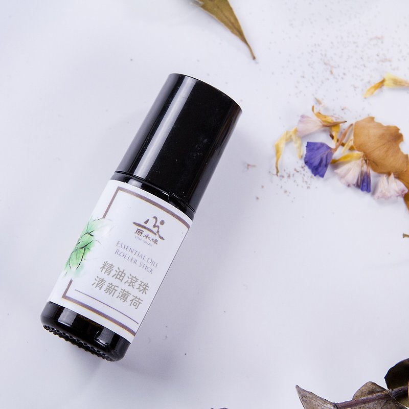 【Original Water Flavor UNESHINE】Essential Oil Roller Bottle 5ml-Fresh Mint - Skincare & Massage Oils - Other Materials 