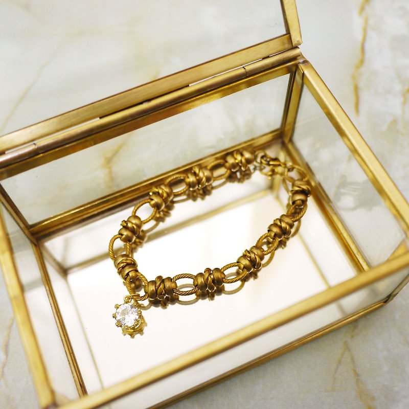 Renaissance Classical Bracelet - Bracelets - Gemstone Gold