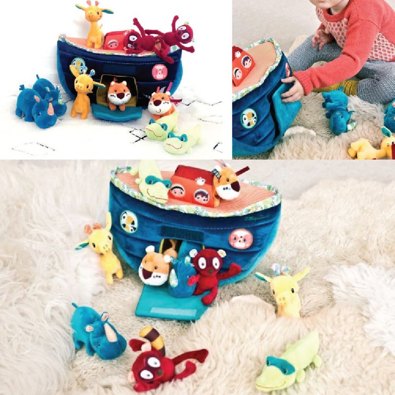 【Belgium Lilliputiens】I can tell stories-Noah's Ark - Kids' Toys - Polyester 