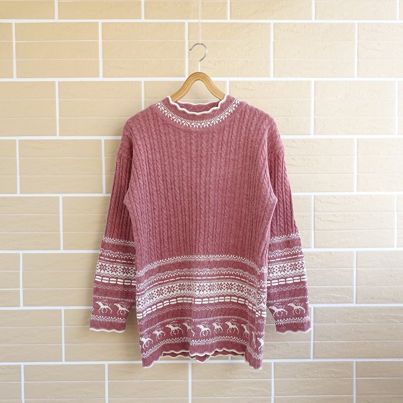 │Slow│ lost elk - vintage retro sweater │vintage Literary cute and unique.... - Women's Sweaters - Other Materials 