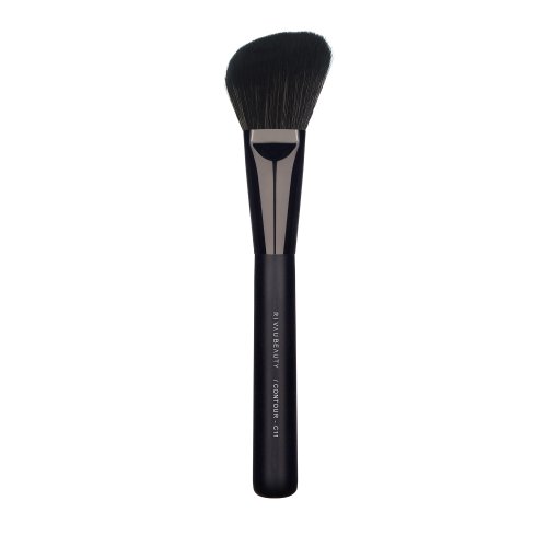 RIVAU BEAUTY C11 斜角修容刷 - 高階纖維混羊毛黑色系列 I 動物毛 刷具 化妝刷