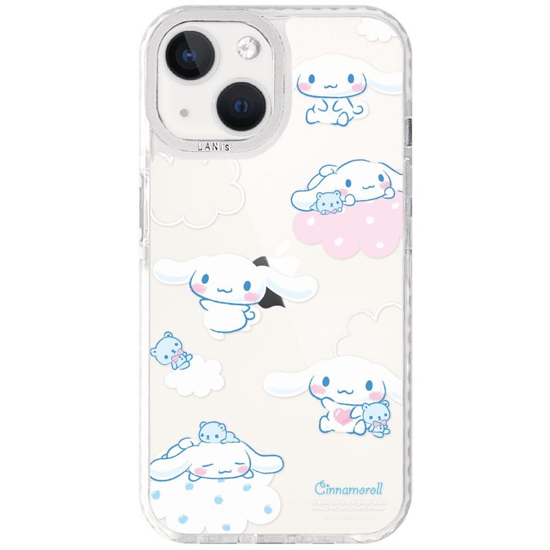 Xi Na Blossom - Big Ear Dog joint iPhone 14 13 12 pro max authorized by Sanrio - เคส/ซองมือถือ - วัสดุอีโค หลากหลายสี