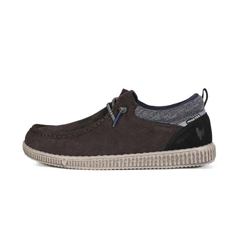 【Walk In Pitas】WP150 ALEX lightweight waterproof slip-ons PI2499-296 - รองเท้าลำลองผู้ชาย - หนังแท้ 