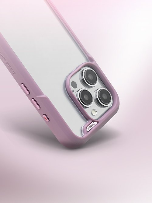 imos 美國康寧玻璃保護貼 imos iPhone15 系列 TREND BOOST 軍規防震保護殼-丁香紫