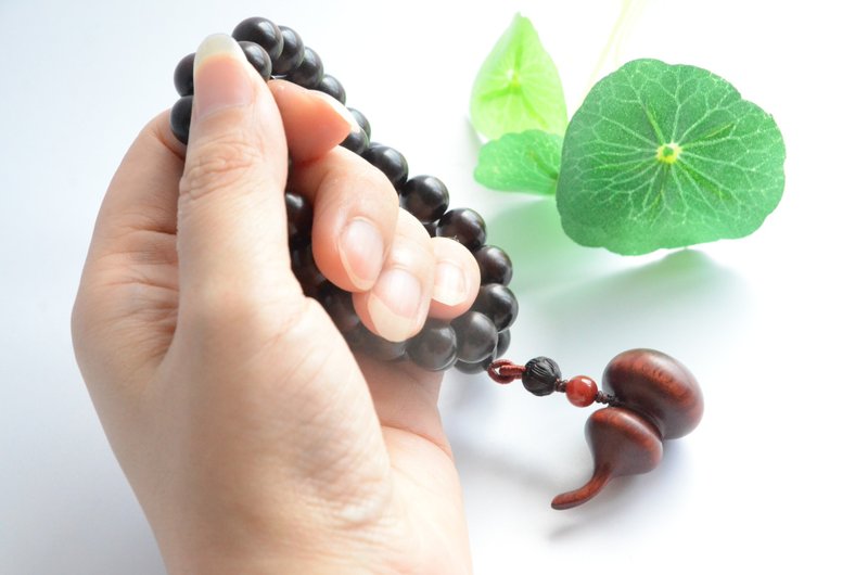 【掌福】小葉紫檀老料36念珠手持雙圈手鏈手串 - 手鍊/手環 - 木頭 