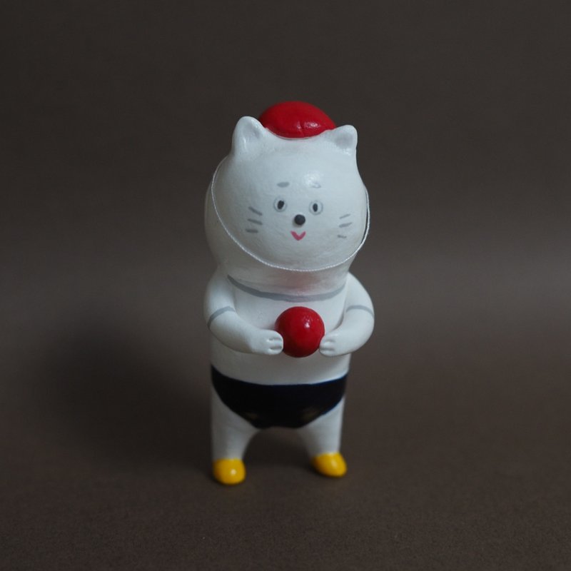Red group cat - 公仔/玩偶 - 黏土 白色