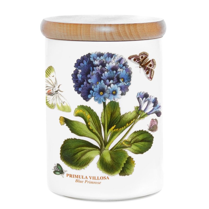 Portmeirion Botanic Garden Storage Jar 5.5 inch Primula - Cookware - Pottery Blue