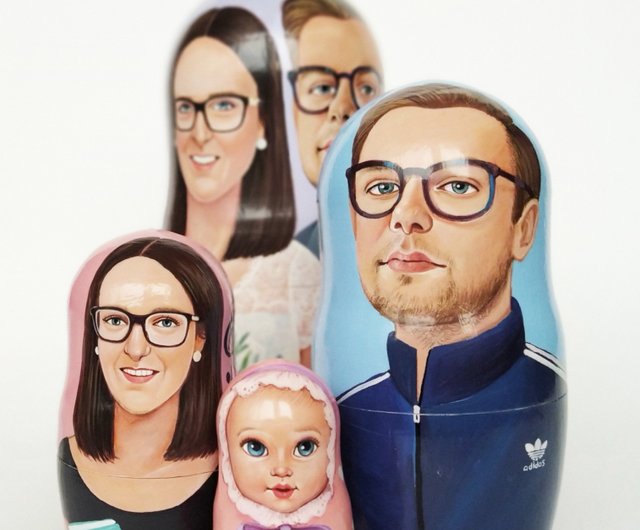 custom nesting dolls