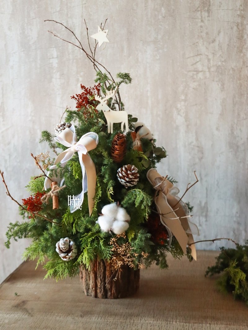 Christmas course_Wood tone forest_Fresh cedar_Christmas tree course/Taichung classroom - Plants & Floral Arrangement - Plants & Flowers 