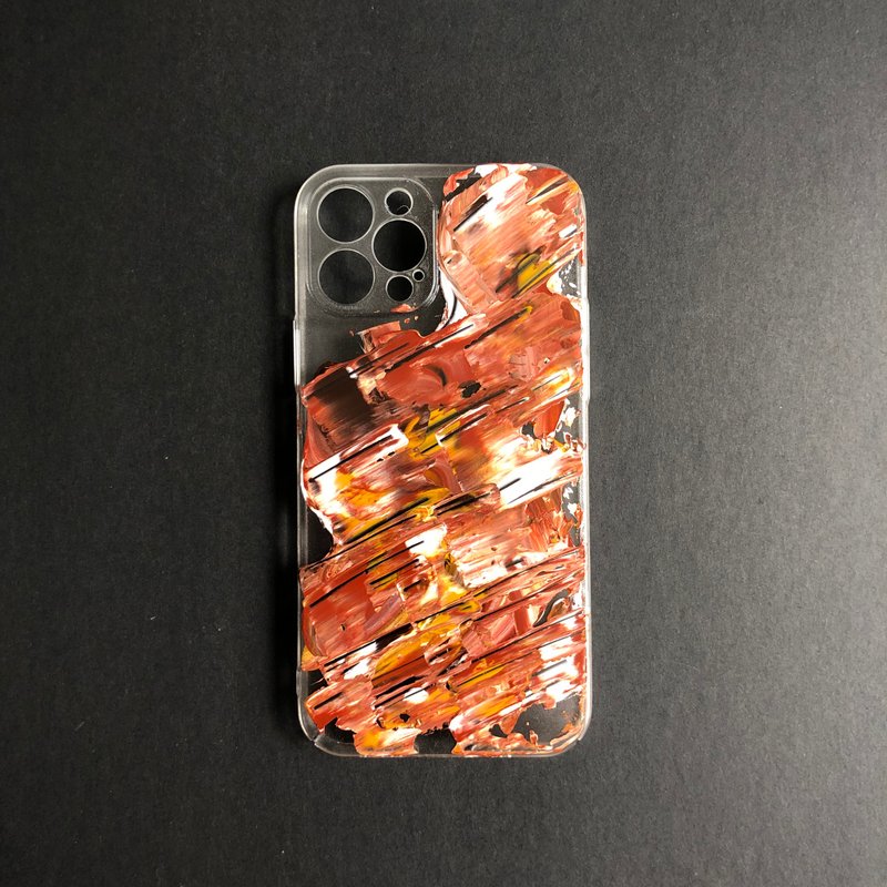 Acrylic 手繪抽象藝術手機殼 | iPhone 12 Pro |  Wood Splash - 其他 - 壓克力 紫色