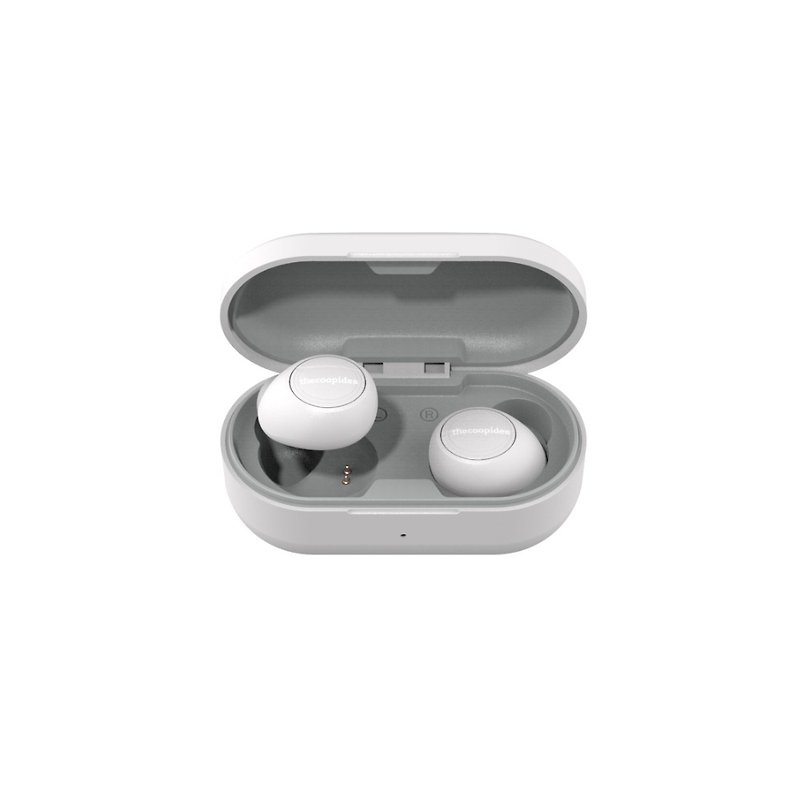 thecoopidea CANDY true wireless bluetooth headset-light gray send four in one travel charging socket - Headphones & Earbuds Storage - Other Materials 