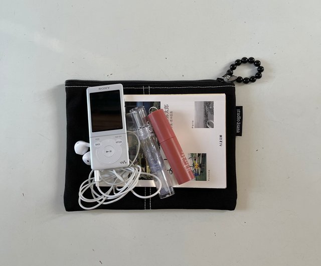 文庫本ブックポーチ (キャンバス ブラック) A6 - ショップ studio