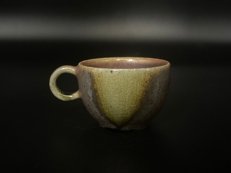 wood fired coffee cup - แก้วมัค/แก้วกาแฟ - ดินเผา สีนำ้ตาล