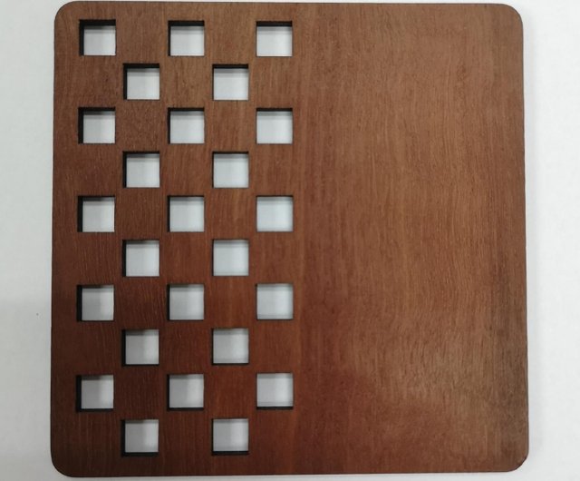 Rectangle Wood Coaster, 5”