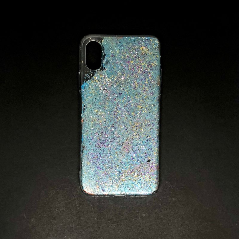 Acrylic Hand Paint Phone Case | iPhone X/XS |  MOMO - อื่นๆ - อะคริลิค สีน้ำเงิน