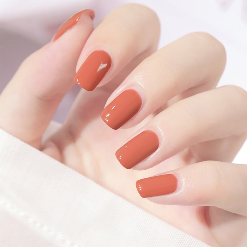 Skin Whitening Feminine Camel | MissMyth Peelable Fast Dry Long Lasting Water Nail Polish - ยาทาเล็บ - วัสดุอื่นๆ สึชมพู