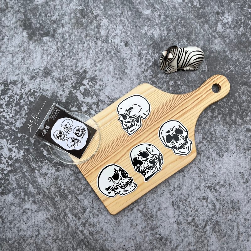 Waterproof Sticker-Skull Series - สติกเกอร์ - กระดาษ 