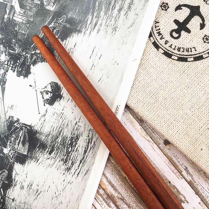 Desktop vintage handmade wooden chopsticks - Sakuragi