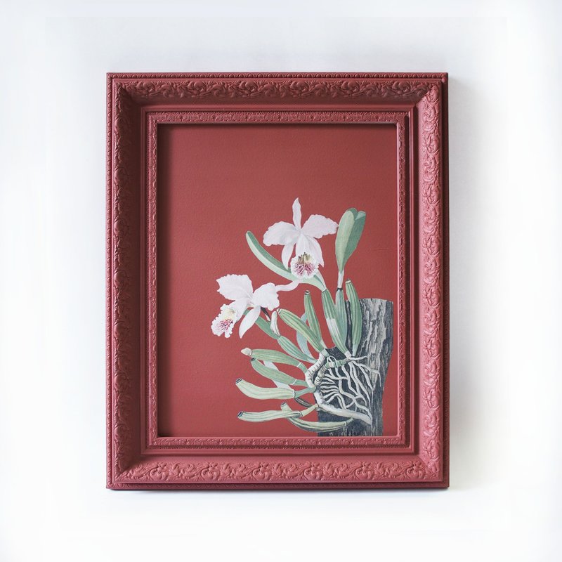 **Timeless Blooms** Collection Perfect for living rooms, bedrooms, and offices. - Wall Décor - Wood Red