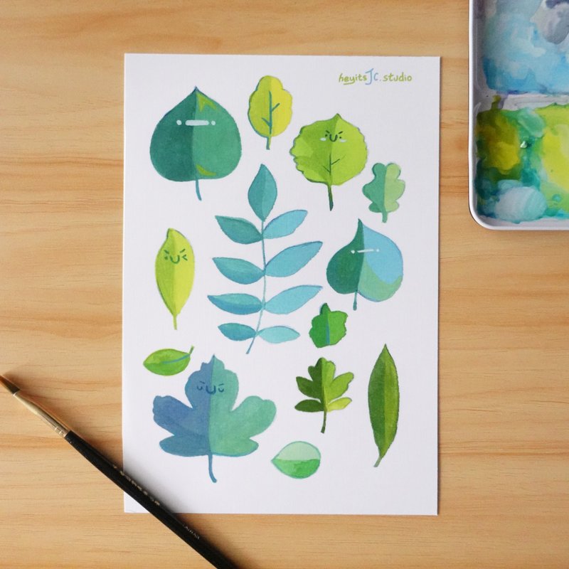 Leaves | Prints - Cards & Postcards - Paper Green