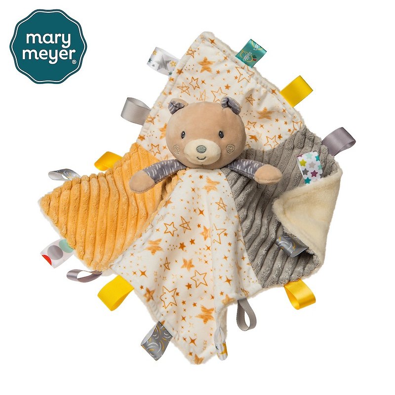 其他材質 嬰幼兒玩具/毛公仔 黃色 - 快速出貨【MaryMeyer】標籤親膚安撫巾-星星熊