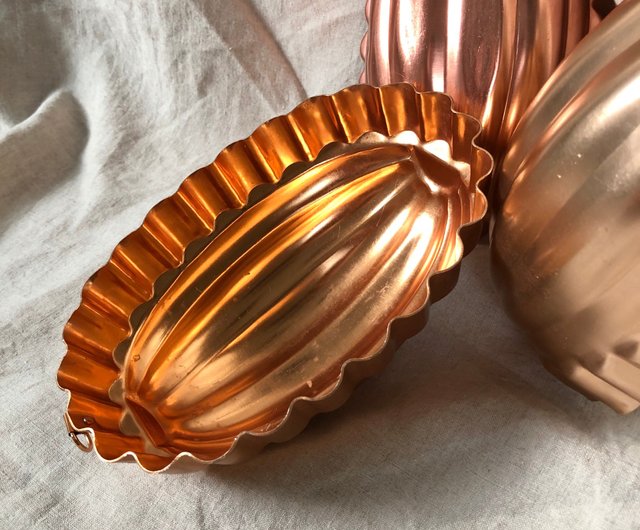 Vintage Copper-Tone Aluminum Gelatin Jello Molds-Set of 3 + Bonus~ Wall  Decor