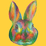 crayon rabbit