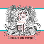 設計師品牌 - 貓啡 Drunk on coffee