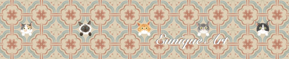 設計師品牌 - Eunique Art 花磚貓